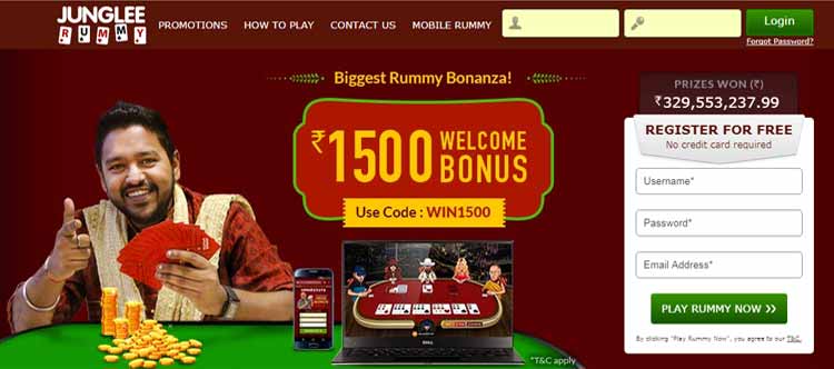Junglee Rummy - Spin and Go Cash Games